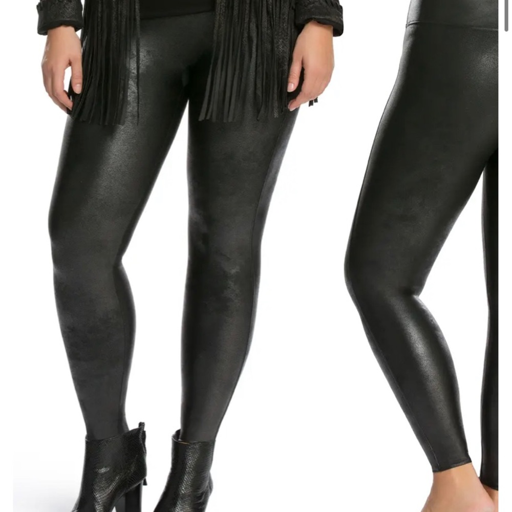 SPANX Faux Leather Leggings